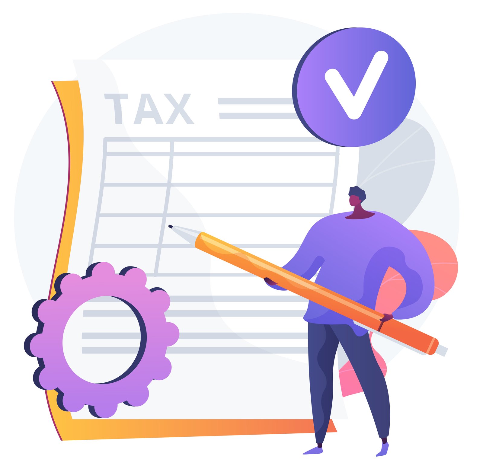 Business professional reviewing GST return filing documents